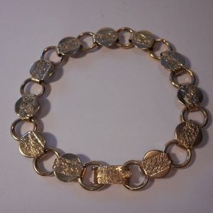 Vintage Sarah Coventry Young & Gay Bracelet Gold